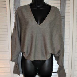 VINTAGE DOLMAN SLEEVE CROP SWEATER